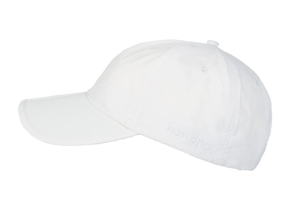 Hatland - Water-resistant UV Baseball cap for men - Clarion - White